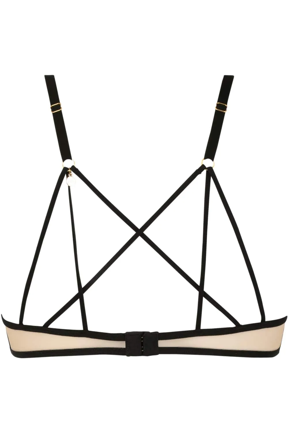 Aprs Minuit Open Underwired Bra Black