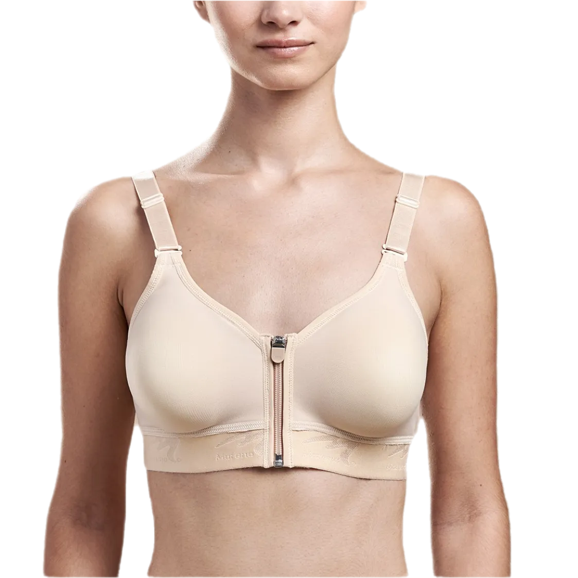B09Z FlexFit Ultra-Low Coverage Zip-Front Bra