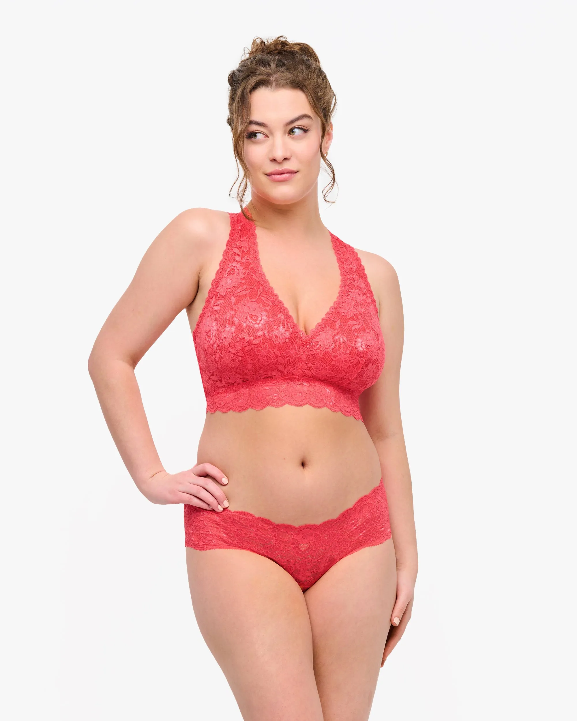Bralette Curvy Racie Con Spalline Incrociate Bralette