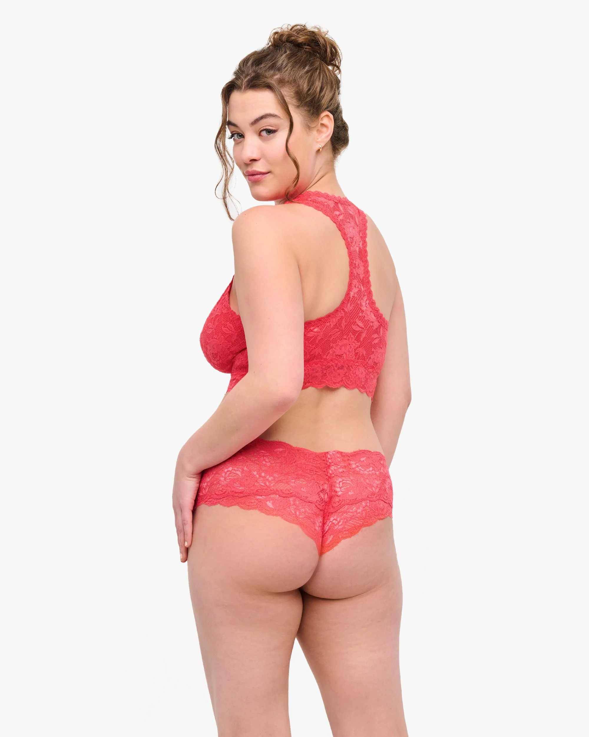 Bralette Curvy Racie Con Spalline Incrociate Bralette