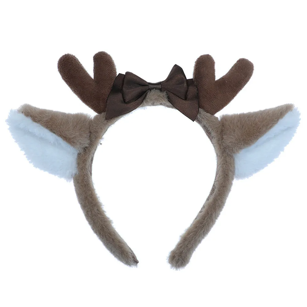Christmas Elk Costume Adult Furry Reindeer Cosplay Outfit Xmas Party Skirt Set