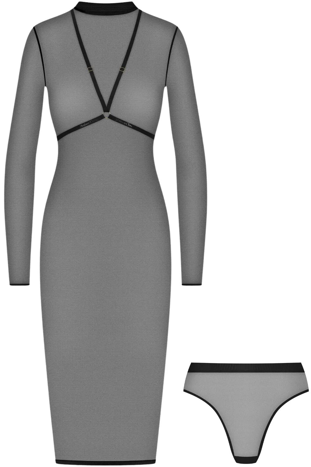 Corps  Corps Harness Midi Dress & High Waist Thong