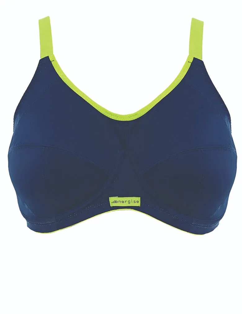 Elomi Energise EL8041 Navy Underwire Sports J-Hook Bra