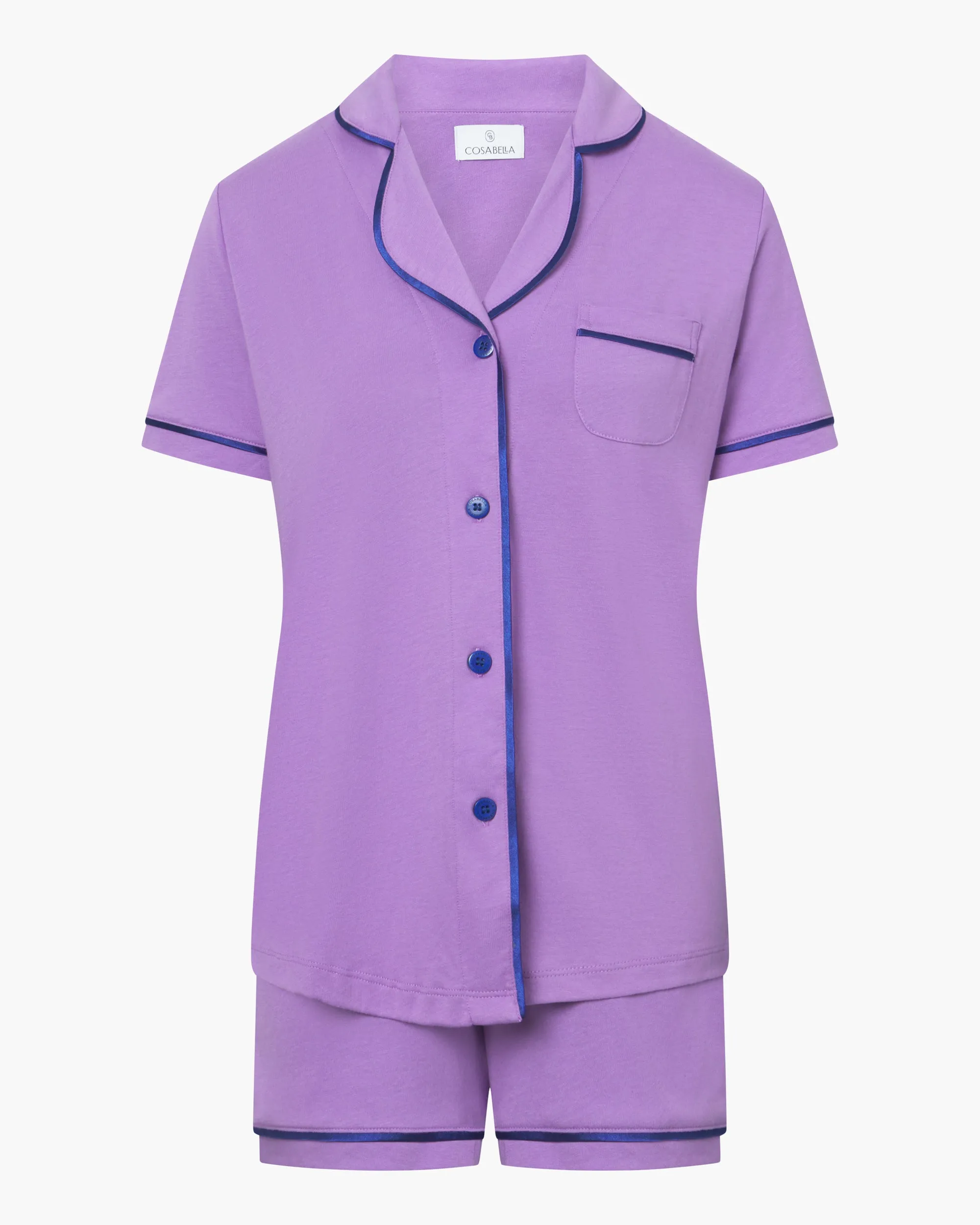 Ensemble Pyjama Haut  Manches Courtes Et Boxer