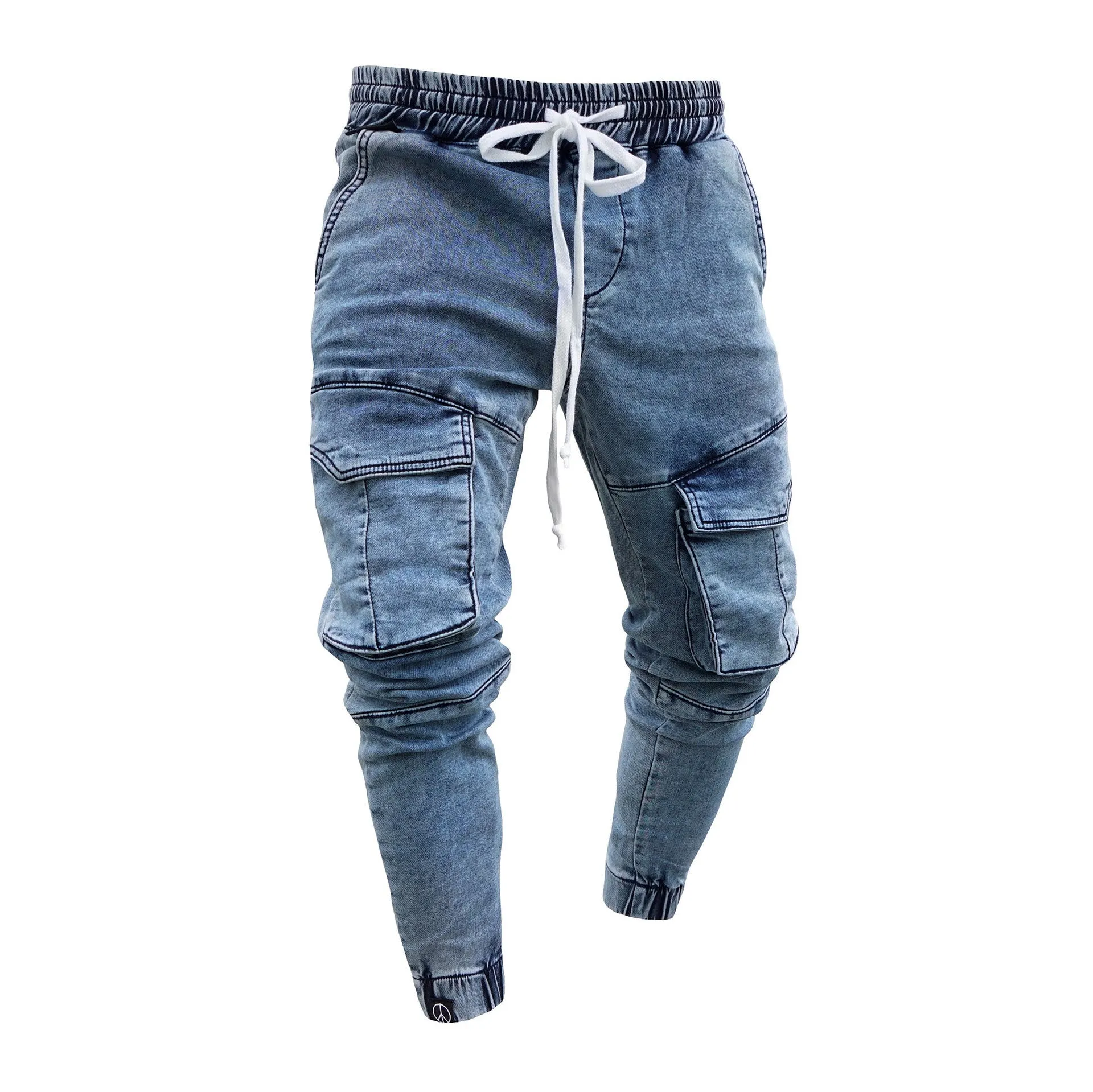 European And American New Slim Denim Men's Trousers