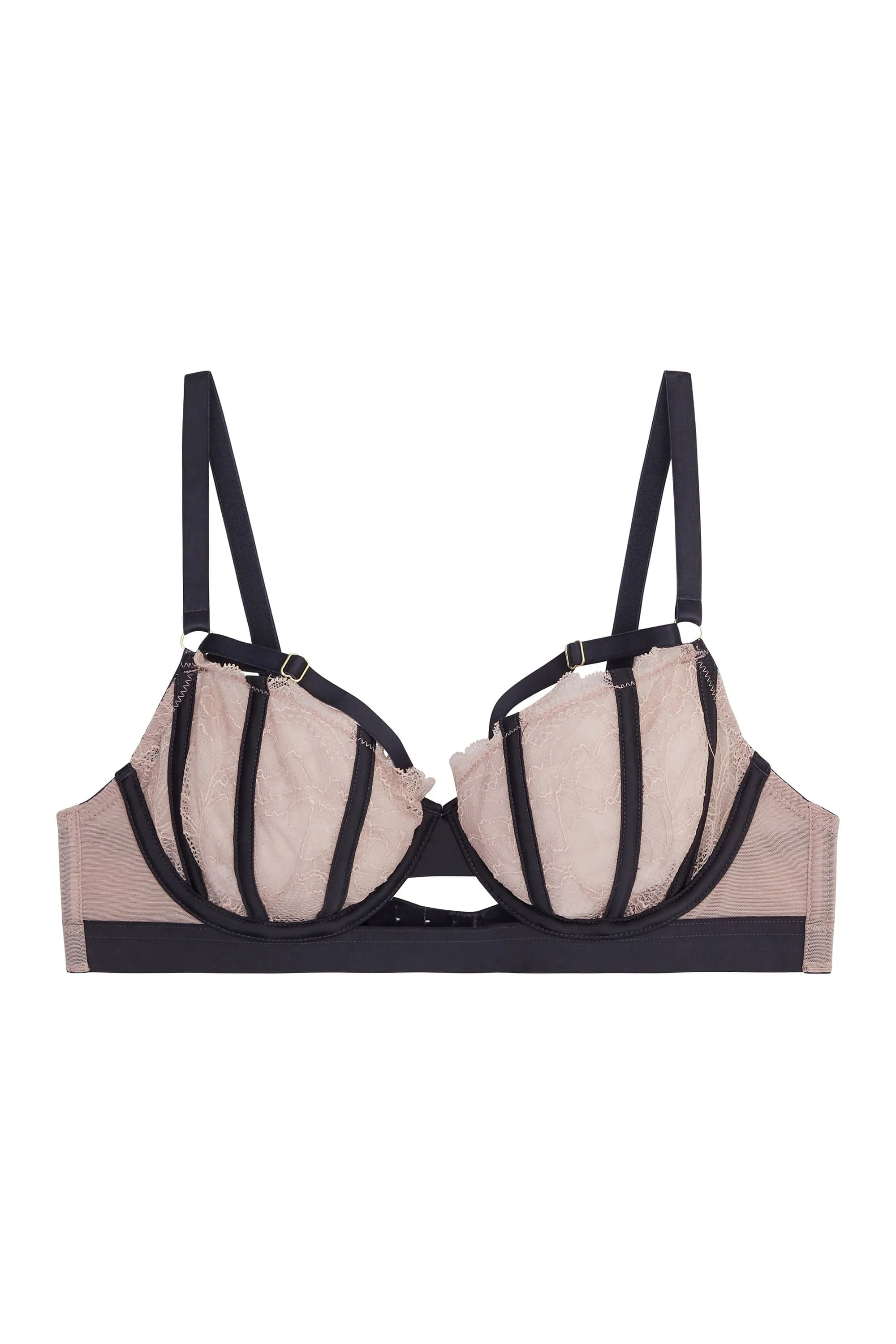 Felicity Hayward Celestina Satin Binding Lace Fuller Bust Bra