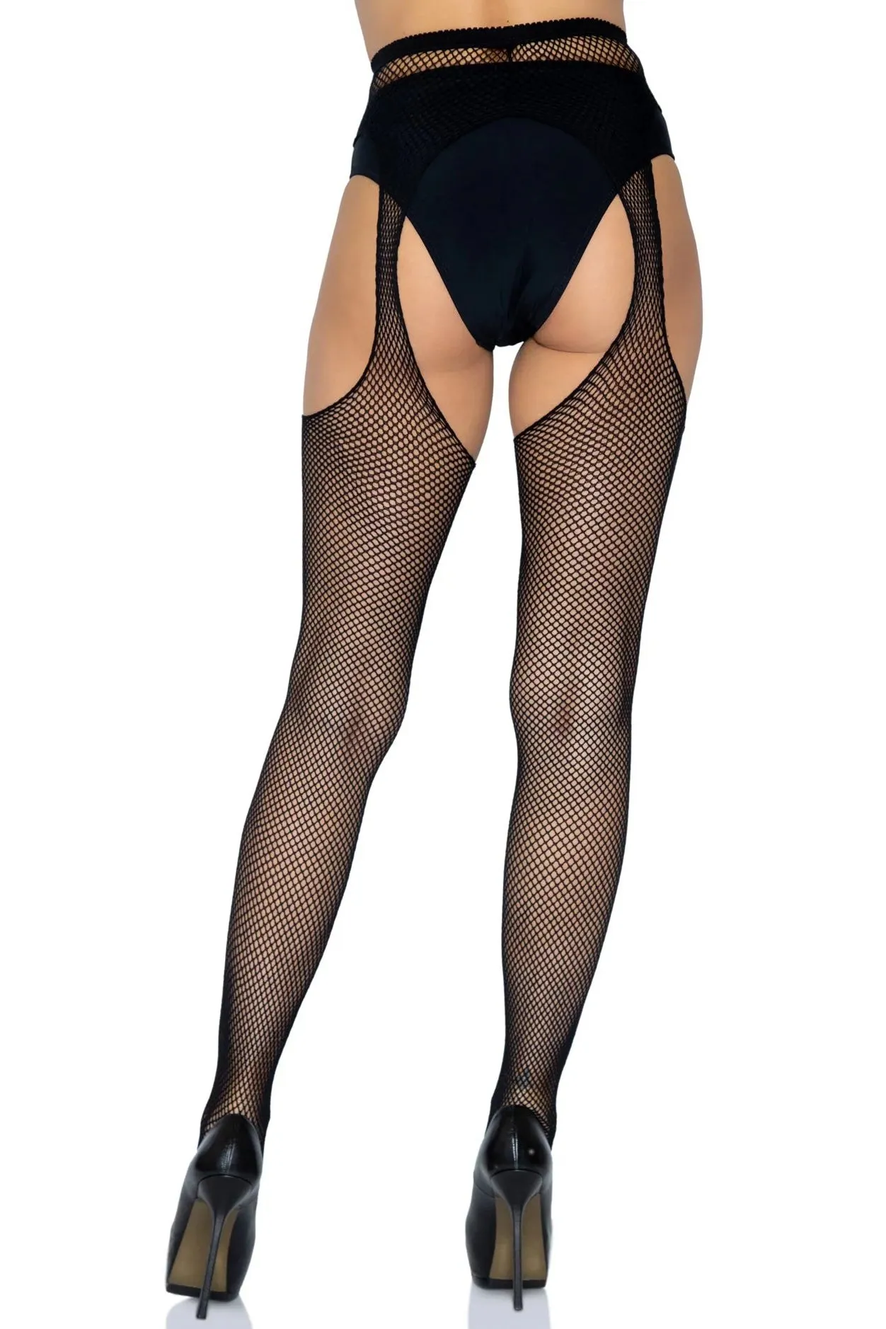 Fishnet Suspender Pantyhose
