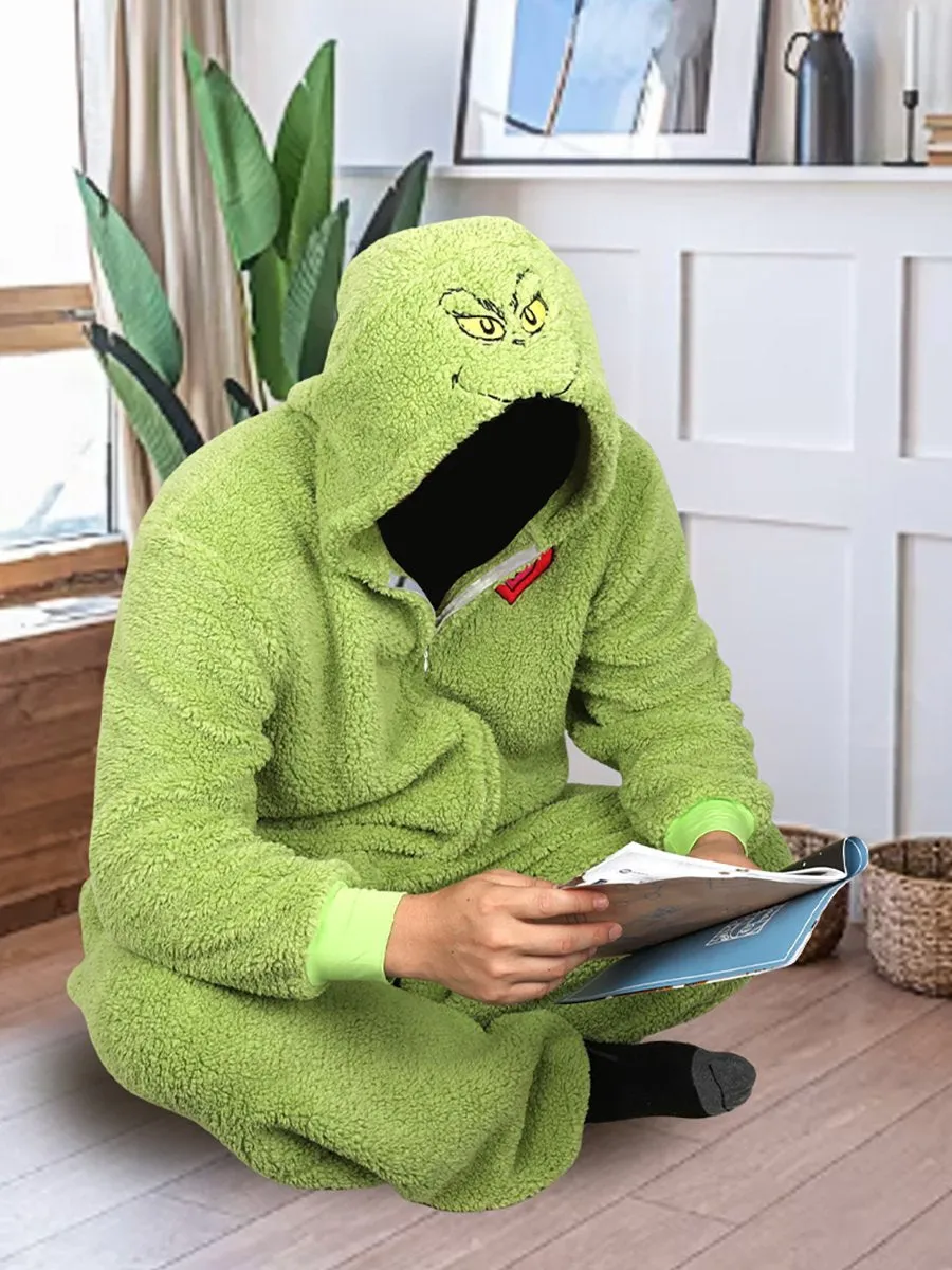 Furry Monster Christmas Pajamas