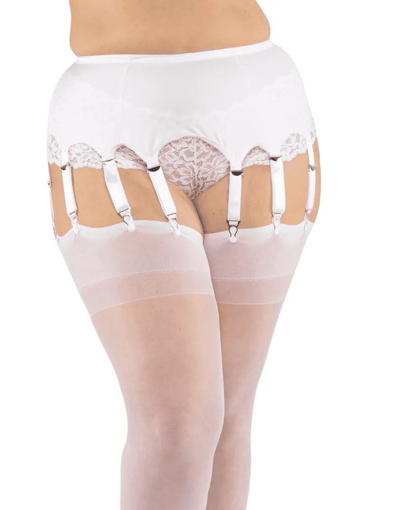 Glamory Hosiery Satin Garter Belt