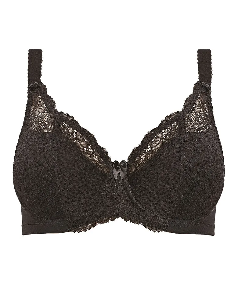 Goddess Michelle GD5000 Black Underwire Padded Banded Bra