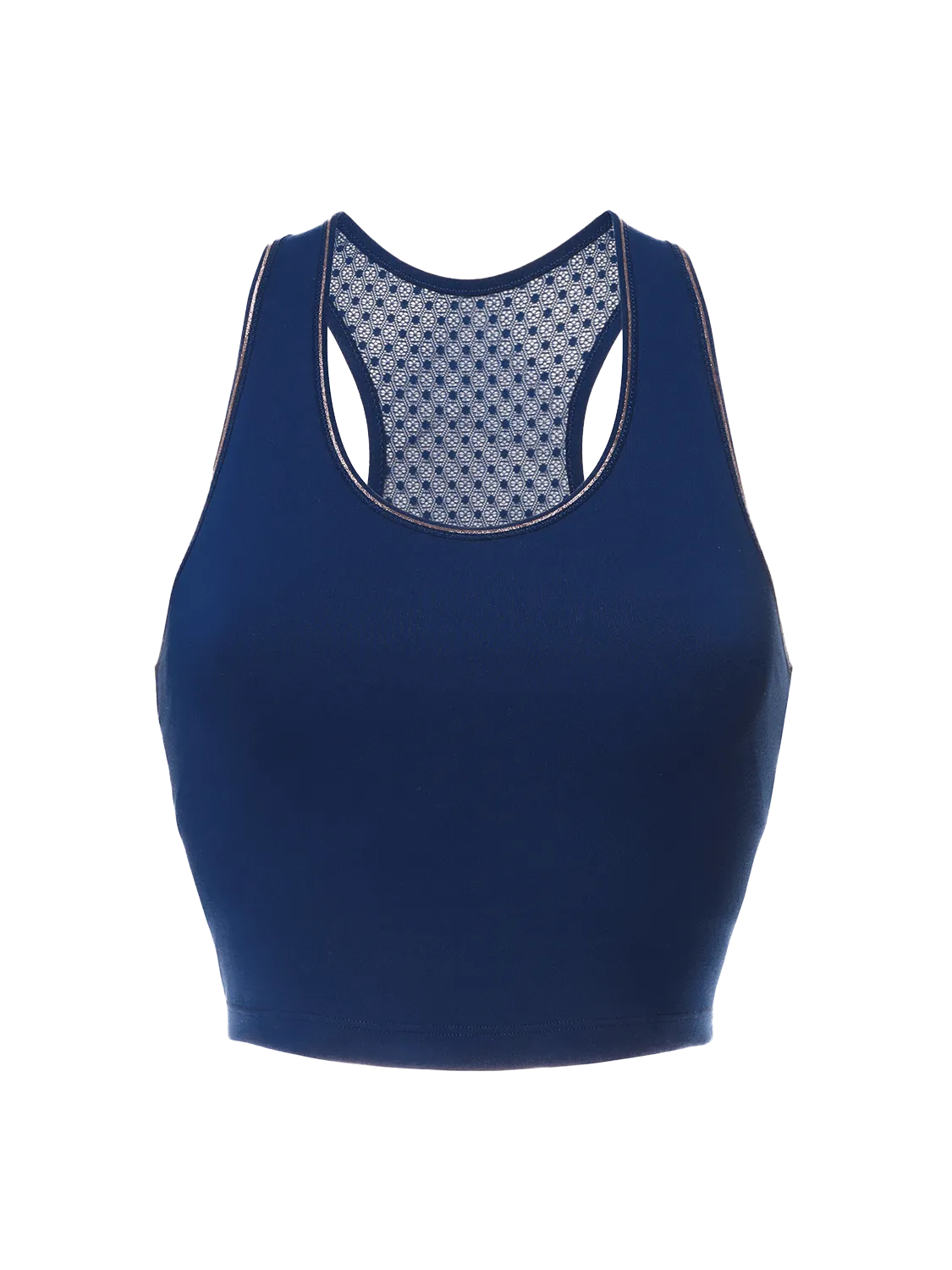 Harmony Built-In Bra Tank - Midnight Blue