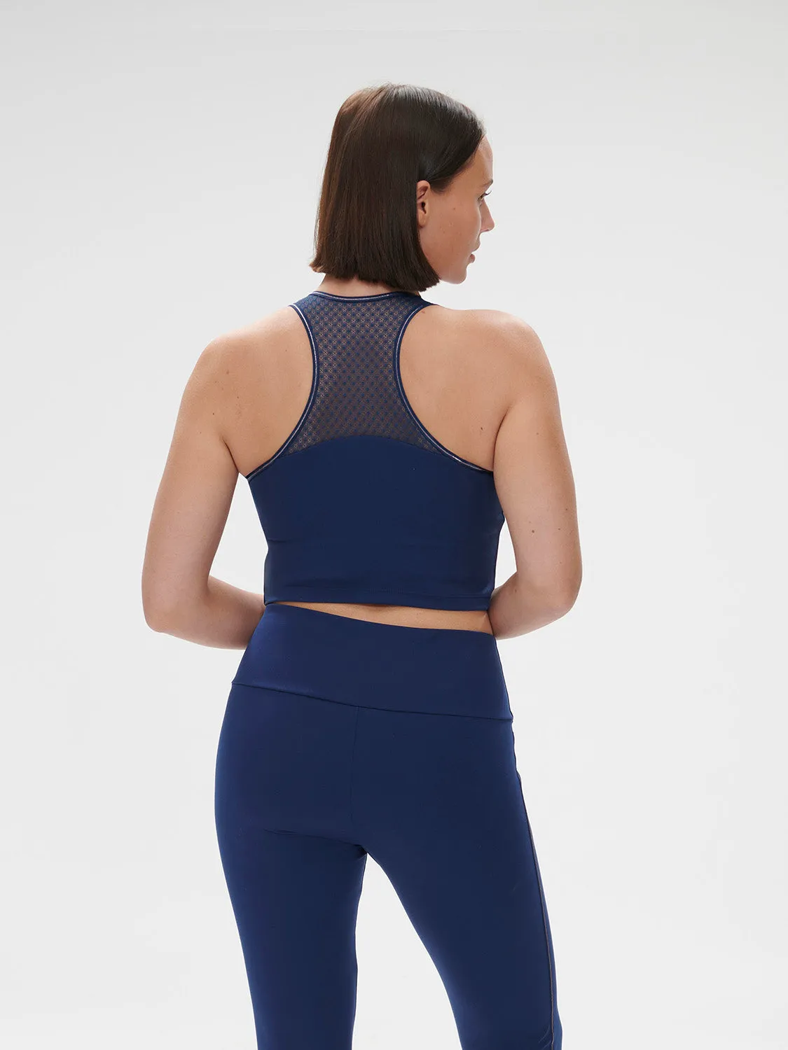 Harmony Built-In Bra Tank - Midnight Blue