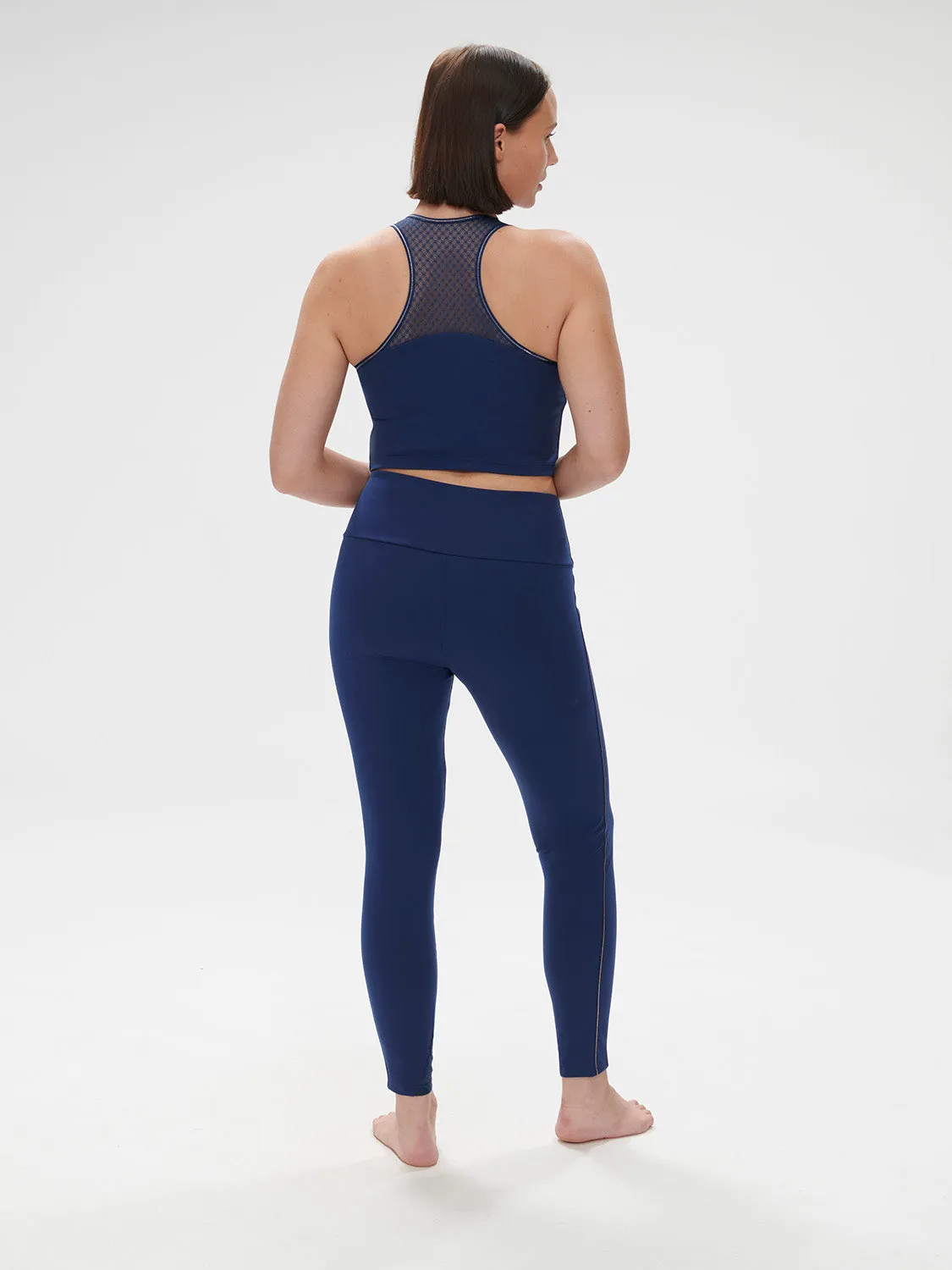 Harmony Built-In Bra Tank - Midnight Blue