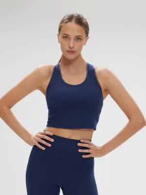 Harmony Built-In Bra Tank - Midnight Blue