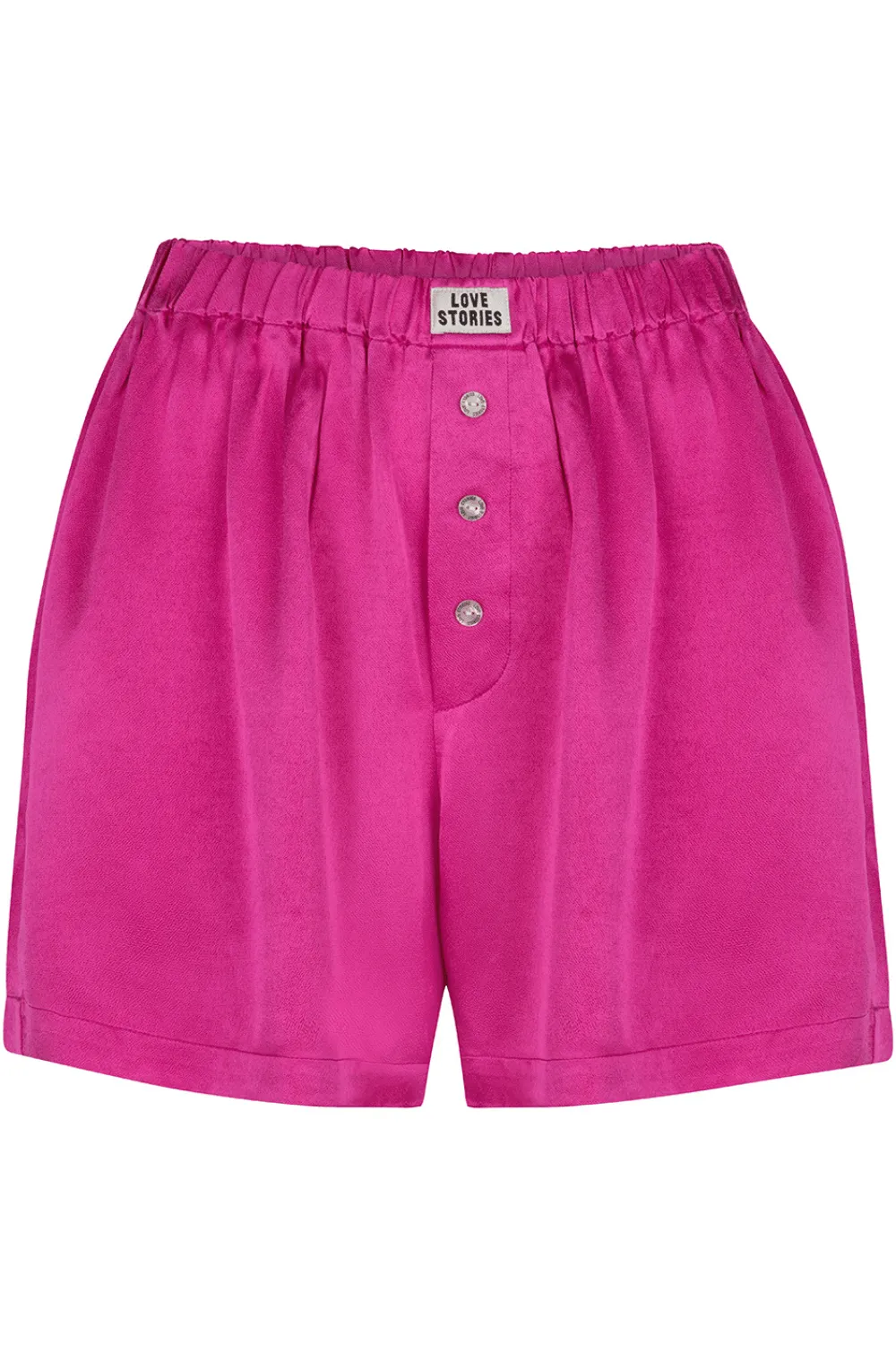 James Satin Boxer-style Shorts. Size L (UK 12)