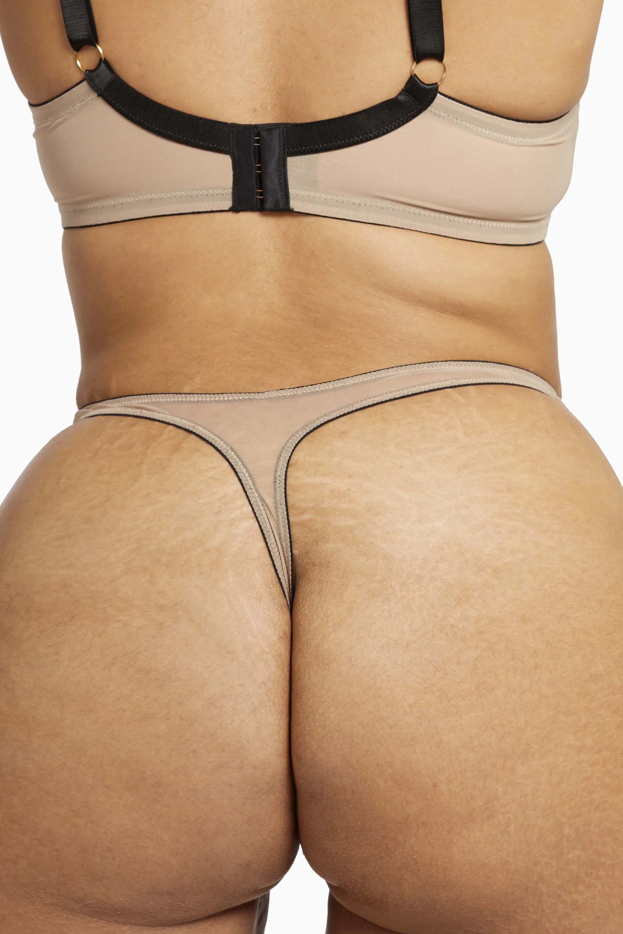 Katy Rose Embroidered Thong
