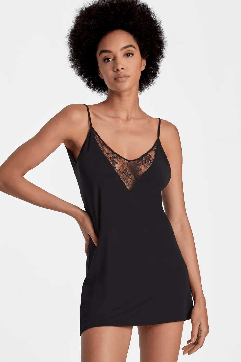 Lazy Days Nightie Black