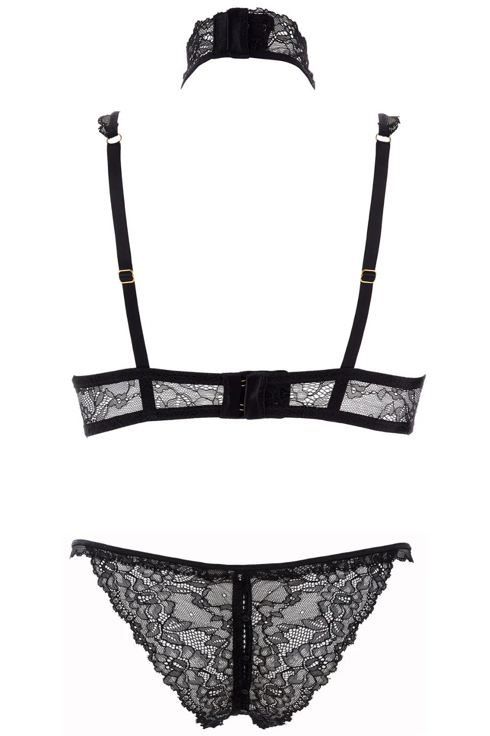 Le Petit Secret Dentelle Open Bra & Tanga Brief