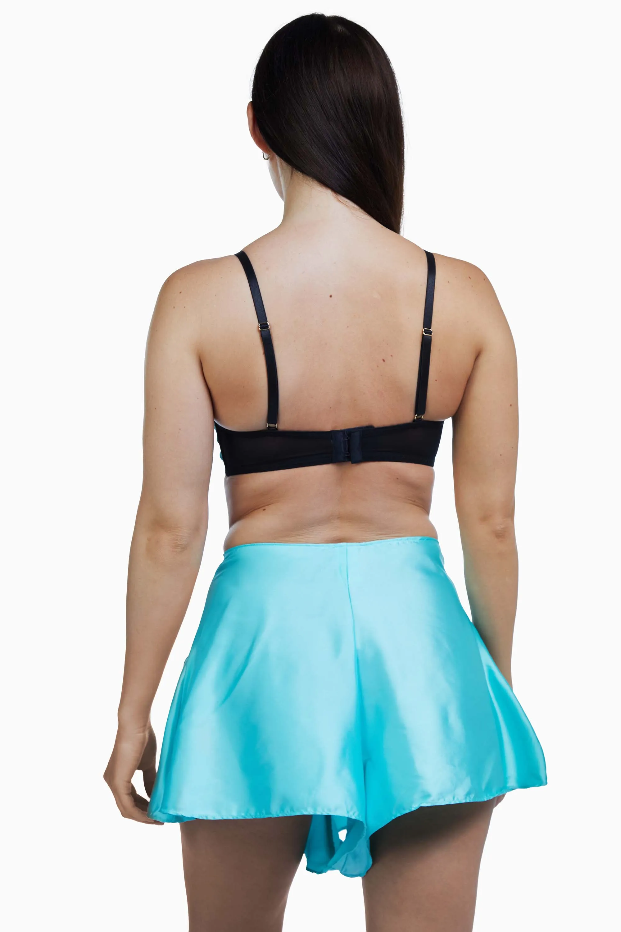 Mint Retro Futuristic Bullet Bra