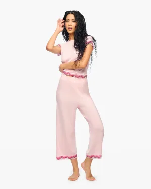 Pantalon Crop En Modal