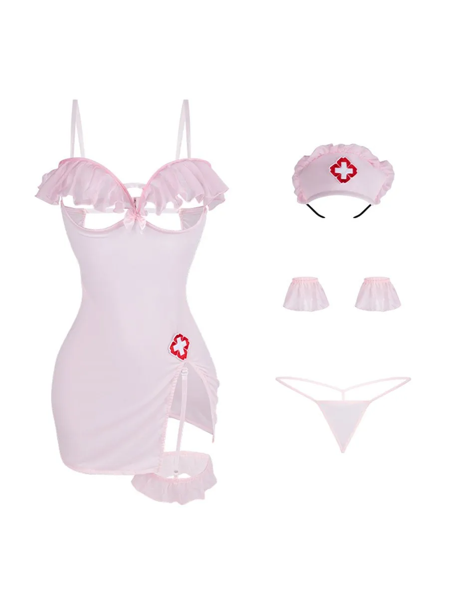 Pink Cupless Nurse Outfit