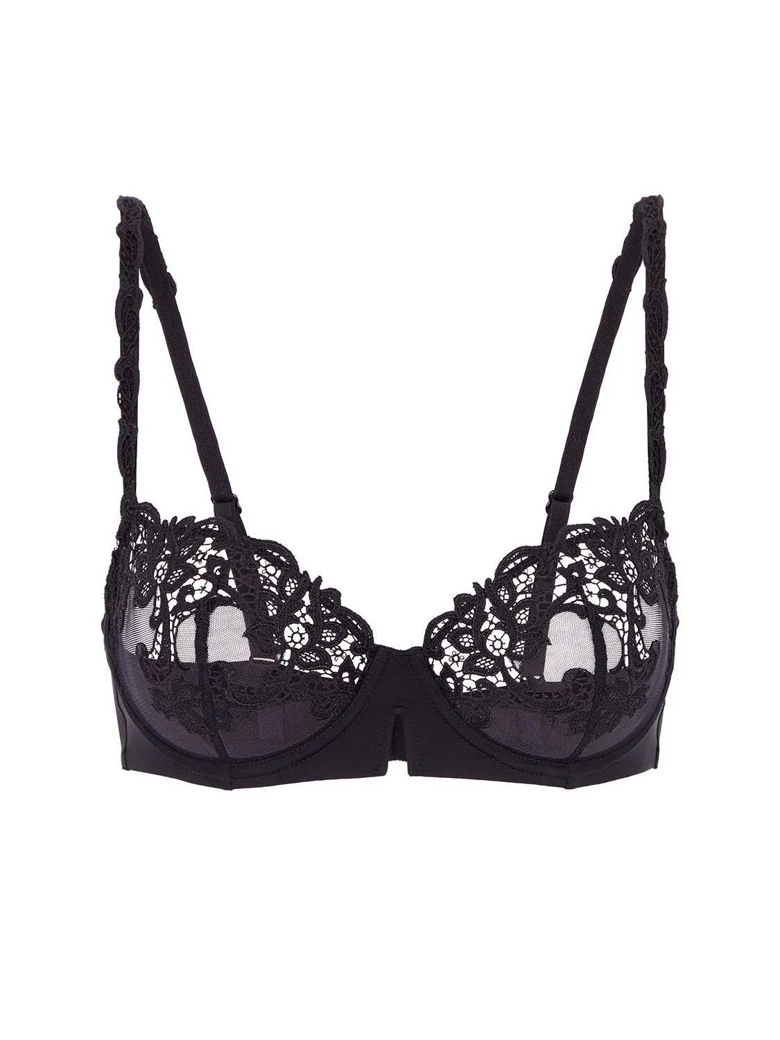 Saga Sheer Demi - Black