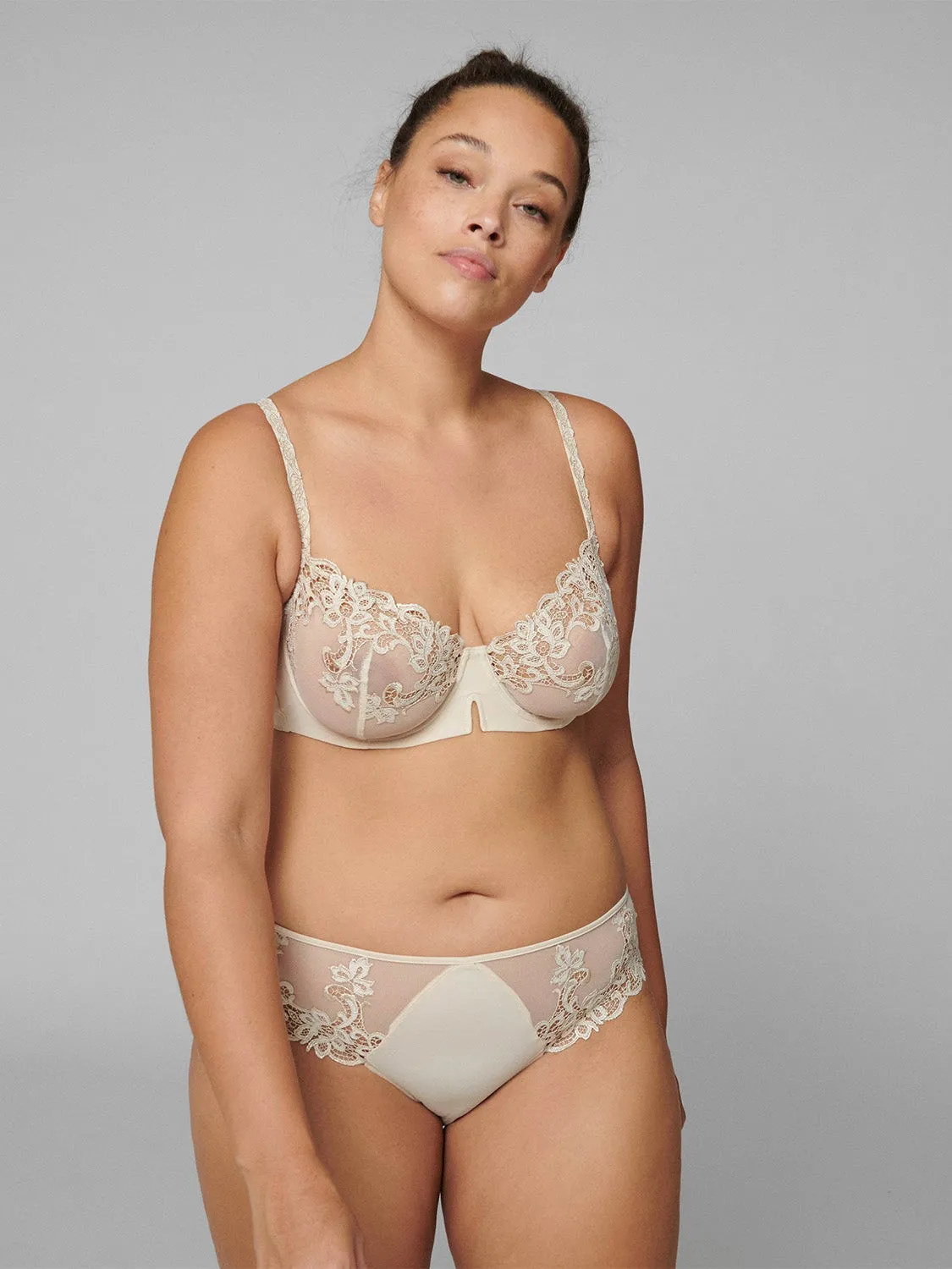 Saga Sheer Demi - Topaz Beige