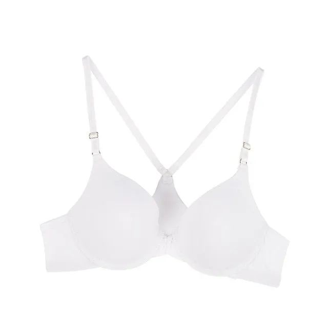 Sexy Push Up Seamless Underwire Bra Women Front Closure Lace Bra Lingerie Bralette Underwear 5 Colors