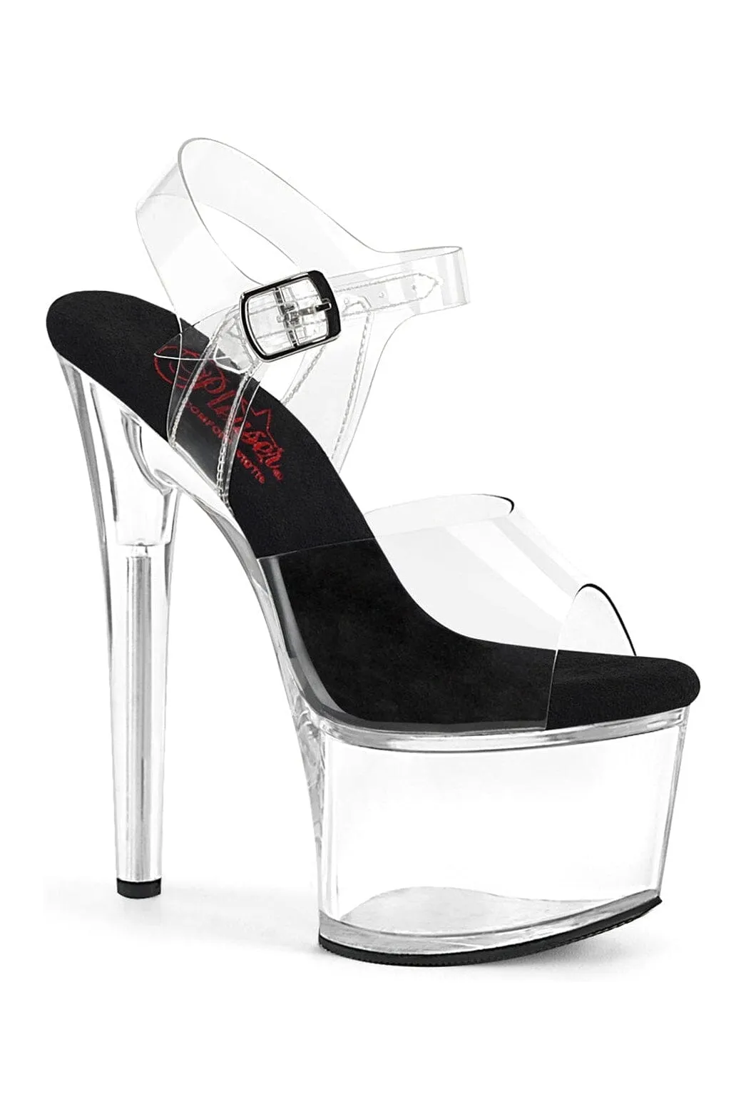 SS-PASSION-708 Clear Vinyl Sandal