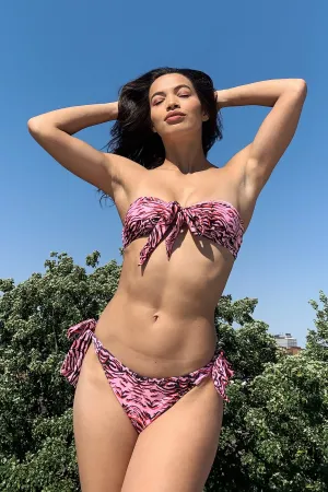Tiger Bow Tie High Leg Brief