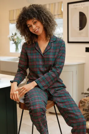 Whistler Check Pyjama Top. Size UK 8