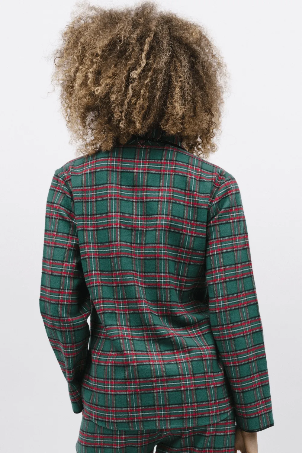 Whistler Check Pyjama Top. Size UK 8